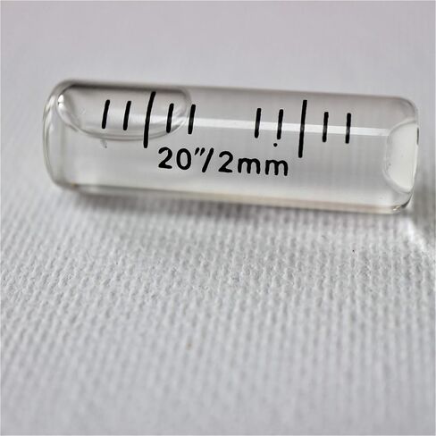 Replacement Level Glass Vial, Spirit Bubble Level, No nib, Accurate, 35mm x 11mm - Transparent Clear, 1 3/8 x 7/16 in Saudi Arabia