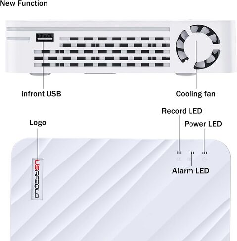 4K Network Video Recorder for Security Camera System Support 4K/5MP/4MP PoE IP Camera H.265 PoE NVR Face Car Detection (Black 4CH) in Saudi Arabia