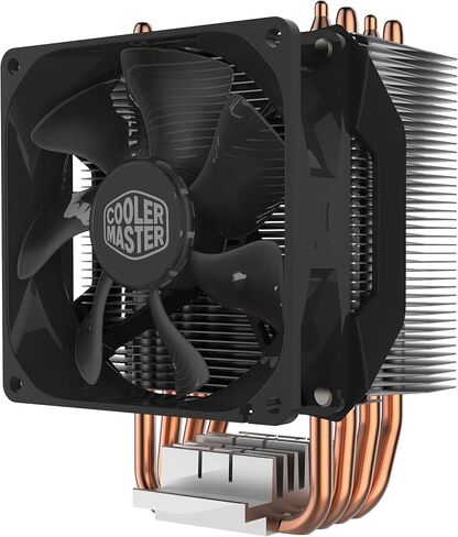 Cooler Master Hyper T20 Compact CPU Air Cooler, 95mm Fan, Dual Copper Heat Pipe, Direct Contact for AMD Ryzen AM4, Intel LGA1200/1151 (RR-T20-20FK-R1),Silver in Saudi Arabia