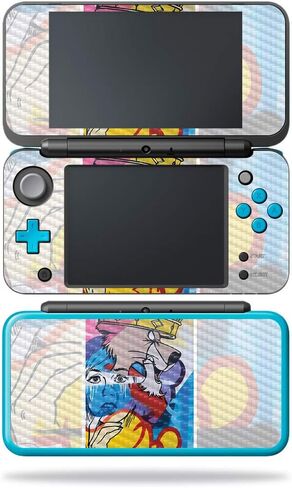 غلاف MightySkins من ألياف الكربون لجهاز Nintendo New 2DS XL - Genius | لمسة نهائية واقية ومتينة من ألياف الكربون | سهل التطبيق والإزالة وتغيير الأنماط | صنع في الولايات المتحدة الأمريكية in Kuwait