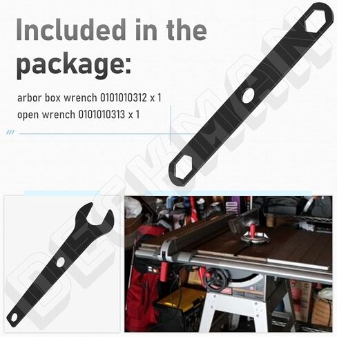 0101010312 0101010313 COMBO00139 مجموعة مفاتيح منشار الطاولة متوافقة مع Ryobi RTS21، RTS21G، RTS10، BTS10S، BTS12S، Craftsman 315228310، 315228590، 315284610 منشار الطاولة in Kuwait