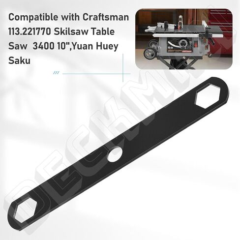 0101010312 0101010313 COMBO00139 مجموعة مفاتيح منشار الطاولة متوافقة مع Ryobi RTS21، RTS21G، RTS10، BTS10S، BTS12S، Craftsman 315228310، 315228590، 315284610 منشار الطاولة in Kuwait