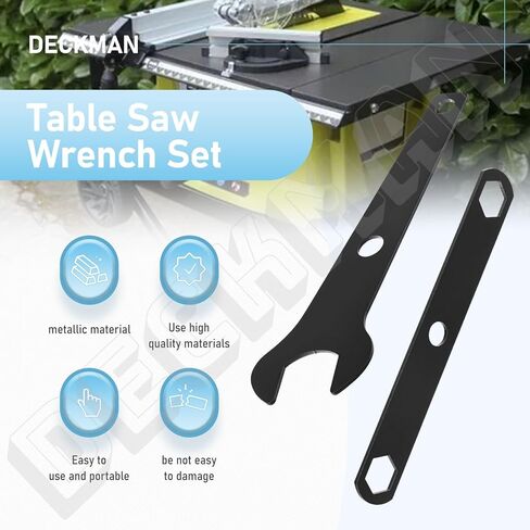 0101010312 0101010313 COMBO00139 مجموعة مفاتيح منشار الطاولة متوافقة مع Ryobi RTS21، RTS21G، RTS10، BTS10S، BTS12S، Craftsman 315228310، 315228590، 315284610 منشار الطاولة in Kuwait