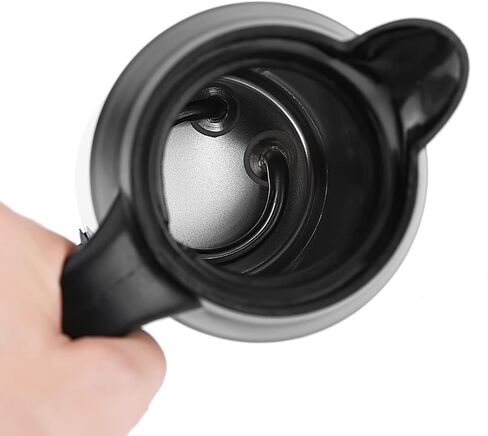 Car Electric Kettle, 750ml 120W 12V Car Stainless Steel Cigarette Lighter Heating Kettle Mug Electric Heating Travel Kettle for Most 12V Power Source Cars 220x85mm in Saudi Arabia