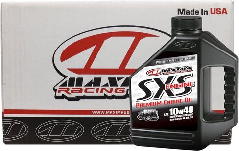 Maxima Racing Oils 30-049128-2PK SXS Premium 10w40 Side by Side Engine Oil 1G Bottle, 2-Pack in Saudi Arabia