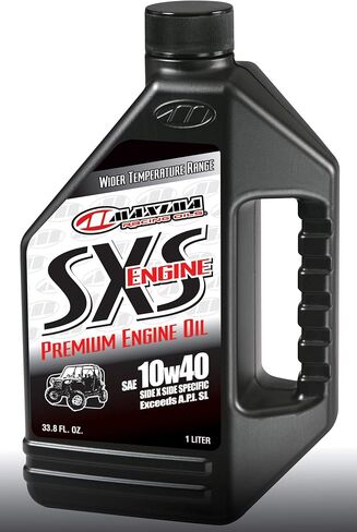 Maxima Racing Oils 30-049128-2PK SXS Premium 10w40 Side by Side Engine Oil 1G Bottle, 2-Pack in Saudi Arabia