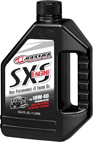 Maxima Racing Oils 30-049128-2PK SXS Premium 10w40 Side by Side Engine Oil 1G Bottle, 2-Pack in Saudi Arabia