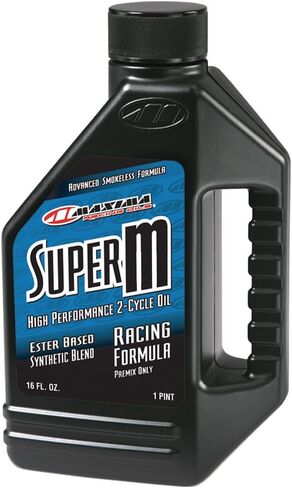 Maxima Racing Oils 20901-2PK Super M Premix 2-Stroke Premix Oil 1L Bottle, 2-Pack in Saudi Arabia