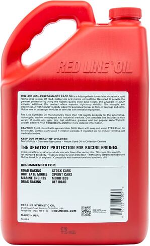 Red Line 10305 30WT 10W-30 Race Oil - 1 Gallon in Saudi Arabia