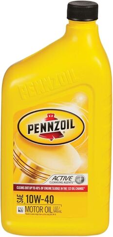 Pennzoil 550022809-12PK 10W-40 Motor Oil - 1 Quart (Pack of 12) in Saudi Arabia