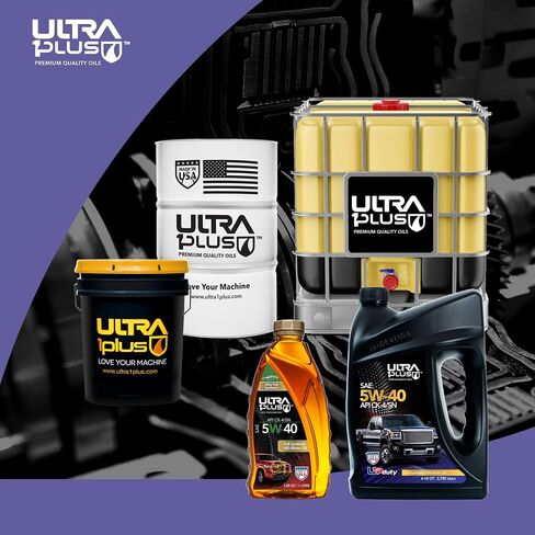 زيت محرك Ultra1Plus SAE 5W-40 التخليقي الكامل للخدمة الشاقة API CK-4/SN | سطل 5 جالون in Saudi Arabia