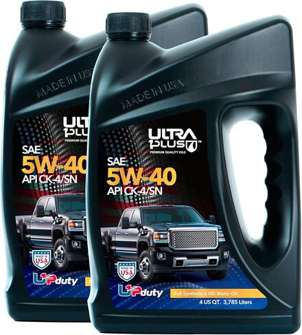 زيت محرك Ultra1Plus SAE 5W-40 التخليقي الكامل للخدمة الشاقة API CK-4/SN | سطل 5 جالون in Saudi Arabia