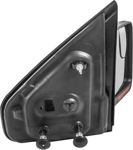 مرآة سحب تعمل بالطاقة متوافقة مع 2004-2014 Ford F-150 طراز جديد للسائق وجانب الركاب مع إشارة الانعطاف الديناميكية، ضوء بركة أسود، مرآة التقاط شاحنة الإسكان زوج واحد in Kuwait