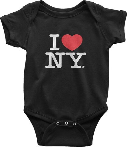 بدلة أطفال I Love NY Baby مرخصة رسميًا (أسود، 18 متر) in Saudi Arabia