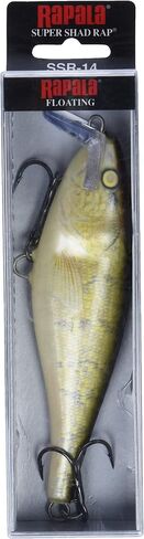 طعم الصيد Rapala Super Shad Rap 14، 5.5 بوصة، رمادي فاتح in Saudi Arabia