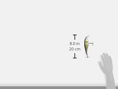 طعم الصيد Rapala Super Shad Rap 14، 5.5 بوصة، رمادي فاتح in Saudi Arabia