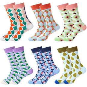 Women's Crazy Novelty Socks - Funny, Colorful Pattern Combed Cotton Socks in Saudi Arabia