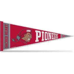 Rico Industries NCAA Sacred Heart Pioneers 12" x 30" Felt Wall Décor Pennant - Great for Home/Bed Room/Man Cave Décor in Kuwait
