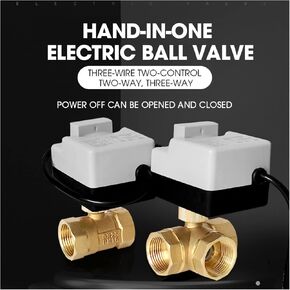 Valve Brass Musterial Ball Valve 3 Way 2 Way Control Coll Call Valve Actuator مع التبديل اليدوي AC220V DN15 20 40 للهواء المائي (DN25) in Kuwait
