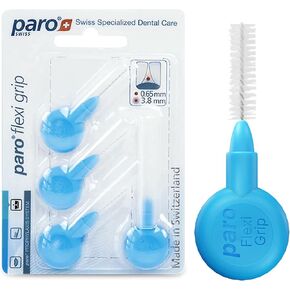 Paro FlexiGrip Extra Thin Interdental Brushes 4 pcs 1078 Pink XXXXX-Fine 0,4-2,0 mm (Soft Rubber for a Non-Slip Grip) in Saudi Arabia