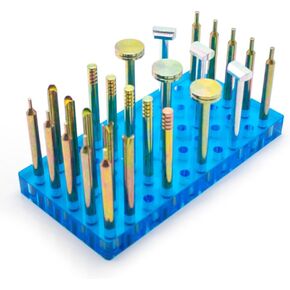 26PCS High Precision Gem Dopsticks Set Diameter 6MM Length 65MM Compound Gemstone DOP Stick Gemstone Faceting Grinding Tool in Saudi Arabia