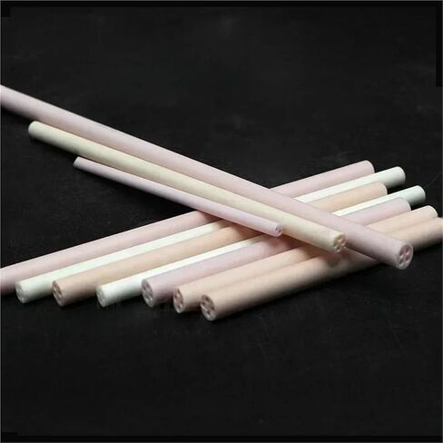 1pcs 95 Alumina Ceramic High-Purity Four Hole Corundum Tube Thermocouple Core Porous Insulation Tube 1 Meter Long(12x3.9) in Saudi Arabia