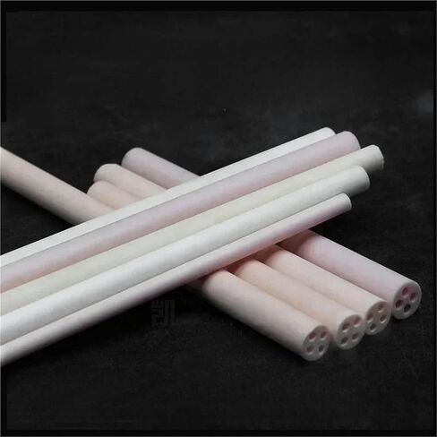 1pcs 95 Alumina Ceramic High-Purity Four Hole Corundum Tube Thermocouple Core Porous Insulation Tube 1 Meter Long(12x3.9) in Saudi Arabia
