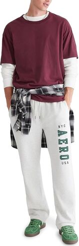 Aeropostale Men's Aero Strained Leg Sweatpants in Kuwait