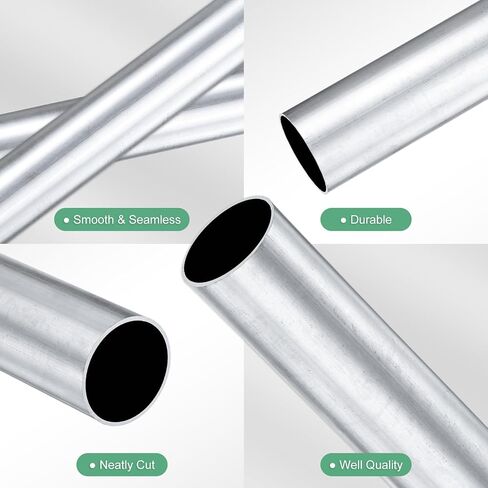 1-Pack 400mm 6063 Aluminum Round Tube, 20mm ID 30mm OD Seamless Aluminum Tubing for Construction/Machining/DIY Crafting, Metal Straight Pipe [0.79x1.18x15.7IN] in Saudi Arabia