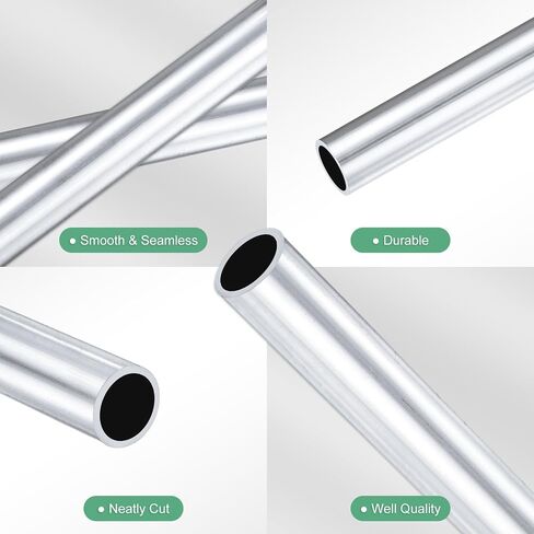 1-Pack 400mm 6063 Aluminum Round Tube, 20mm ID 30mm OD Seamless Aluminum Tubing for Construction/Machining/DIY Crafting, Metal Straight Pipe [0.79x1.18x15.7IN] in Saudi Arabia