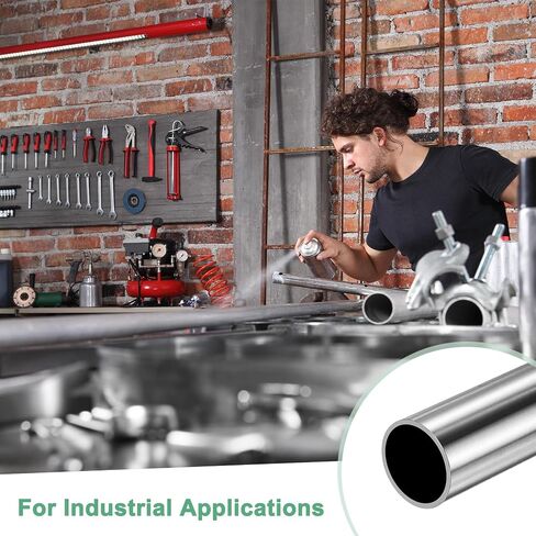 150mm 304 Stainless Steel Tube, 22mm OD 1.5mm Wall Thickness Seamless Stainless Steel Tubing for Construction/Machining/DIY Crafting, Metal Straight Pipe [0.87x0.06x6IN] in Saudi Arabia