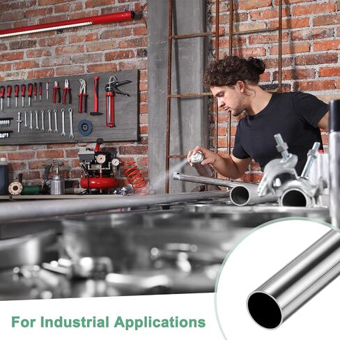 150mm 304 Stainless Steel Tube, 22mm OD 1.5mm Wall Thickness Seamless Stainless Steel Tubing for Construction/Machining/DIY Crafting, Metal Straight Pipe [0.87x0.06x6IN] in Saudi Arabia