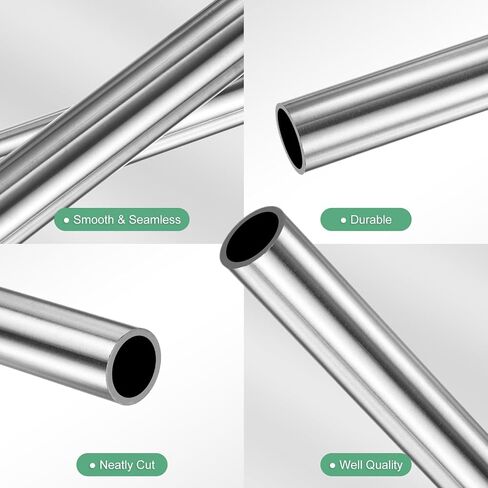 150mm 304 Stainless Steel Tube, 22mm OD 1.5mm Wall Thickness Seamless Stainless Steel Tubing for Construction/Machining/DIY Crafting, Metal Straight Pipe [0.87x0.06x6IN] in Saudi Arabia
