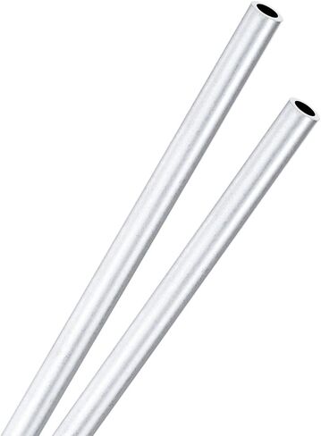 2-pack 250mm 6063 أنبوب مستدير الألومنيوم ، 20 مم معرف 23mm OD أنابيب الألومنيوم سلسة للبناء/الصياغة/صياغة DIY ، الأنابيب المستقيمة المعدنية [0.79x0.91x9.in in Saudi Arabia