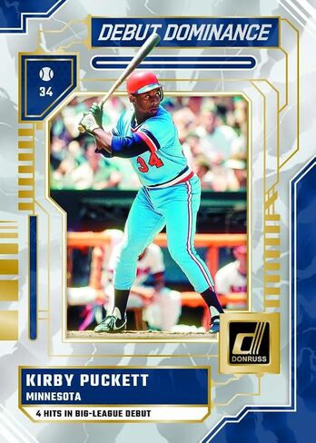 2025 Panini Donruss Baseball Hobby Trading Card Box (Three Autographs or Memorabilia Cards Per Box) in Saudi Arabia