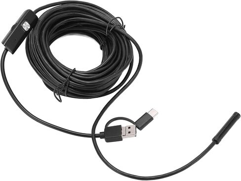 Premium Materials Portable Endoscope with 7mm Camera, 640x480 Resolution, ABS, 6 LED for Android, XP, (10m) in Saudi Arabia