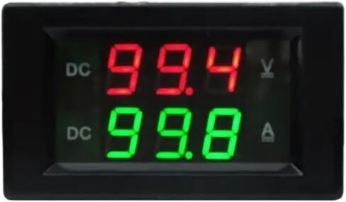 1PCS Digital Voltage red and Green Double LED Display Ammeter(White,DC0-300V) in Saudi Arabia