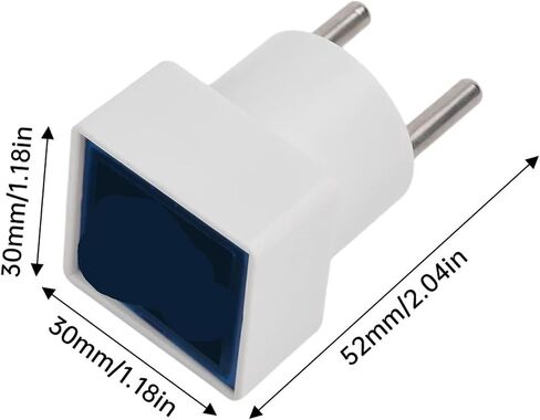 1PCS Square Voltmeter LED AC 50-500V (أحمر) in Saudi Arabia