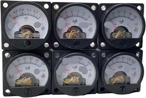 قطعة واحدة من مقياس Ammeter So-45 Round Tannog Meter Black (200ma) in Saudi Arabia