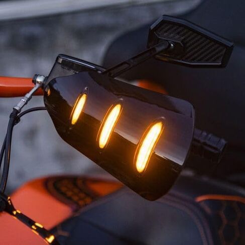 Adavanblack Hand Guard Light Hand Guards Sequential Led Turn Signals & Running Lights in Saudi Arabia