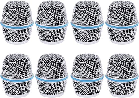 Replacement Microphone Grille Mic Grill Ball Head Mesh Fit For Shure Beta 87A (2PCS) in Saudi Arabia