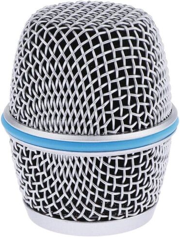 Replacement Microphone Grille Mic Grill Ball Head Mesh Fit For Shure Beta 87A (2PCS) in Saudi Arabia