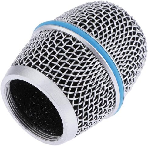 Replacement Microphone Grille Mic Grill Ball Head Mesh Fit For Shure Beta 87A (2PCS) in Saudi Arabia