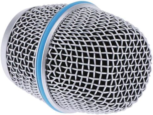 Replacement Microphone Grille Mic Grill Ball Head Mesh Fit For Shure Beta 87A (2PCS) in Saudi Arabia