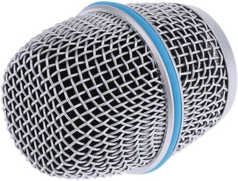 Replacement Microphone Grille Mic Grill Ball Head Mesh Fit For Shure Beta 87A (2PCS) in Saudi Arabia