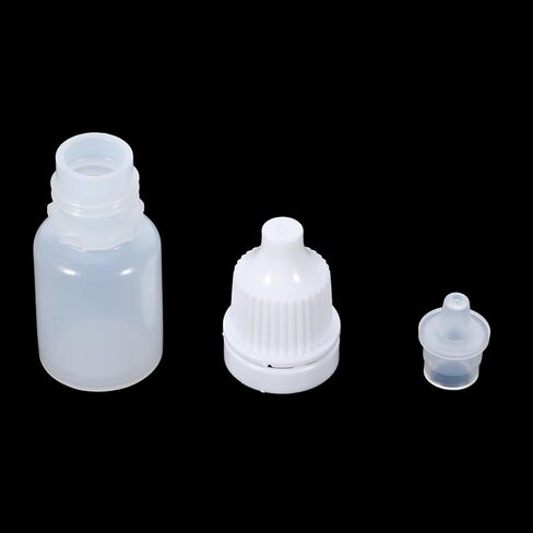زجاجة قطارة بلاستيكية 8pcs ، زجاجة زجاجة زجاجة زجاجة ميني زجاجة 15 مل/0.5 أوقية ، حاويات قابلة لإعادة التعبئة مع غطاء قابلة لإعادة التعبئة مع غطاء وتوصيل زجاجات بحجم السفر الفارغ (15 مل) in Saudi Arabia
