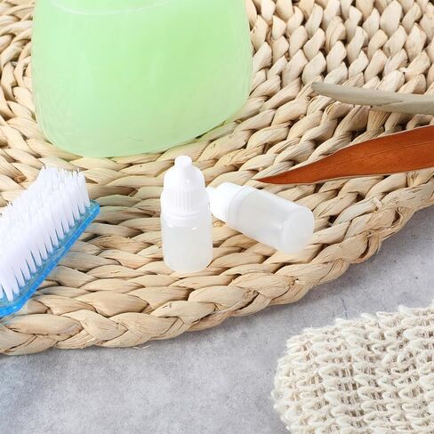 زجاجة قطارة بلاستيكية 8pcs ، زجاجة زجاجة زجاجة زجاجة ميني زجاجة 15 مل/0.5 أوقية ، حاويات قابلة لإعادة التعبئة مع غطاء قابلة لإعادة التعبئة مع غطاء وتوصيل زجاجات بحجم السفر الفارغ (15 مل) in Saudi Arabia