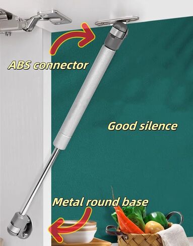 2pcs Kitchen Cupboard Hinge Gas Spring Strut,Close Hinges 20N 30N 40N 50N 60N- 120N 150N 200N(20N) in Saudi Arabia