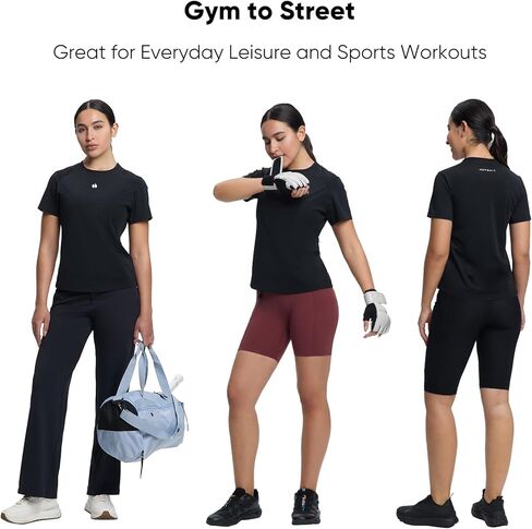 HOTSUIT Sauna Shirt for Women Sweat Vest Sauna Suit Body Shaper Top Short Sleeve for Gym Exercise in Kuwait