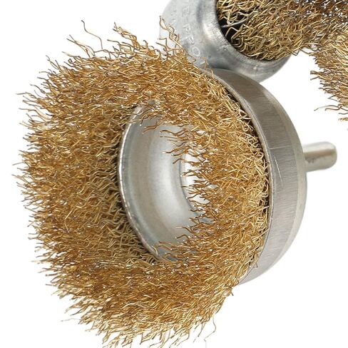 Yosoo Electric Drill Wire Brush for 4500RPM Maximum - 3Pcs Set with Stainless Steel Material - for Removing , Paint and Burrs on Wide Flat Surfaces, Small Areas and Screw Heads in Saudi Arabia
